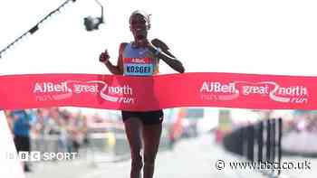 Kosgei wins Great North Run but McColgan withdraws
