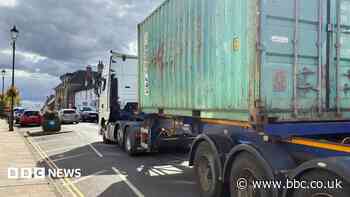 Town demands action on 'hundreds' of lorries