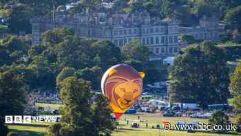Fireworks and balloons mark Longleat anniversary