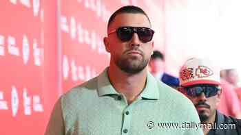 Travis Kelce arrives at Arrowhead Stadium ahead of Chiefs opener as he prepares for his potential NFL last dance... but will new wife Taylor Swift be watching on?