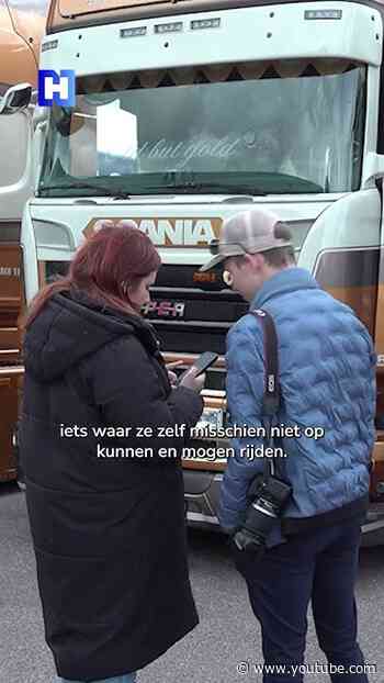 Toeterende trucks door de regio 🚛