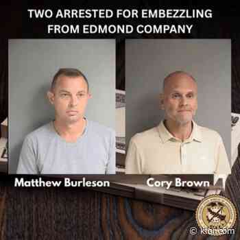 Embezzlement from Edmond company lands two in jail, OSBI says