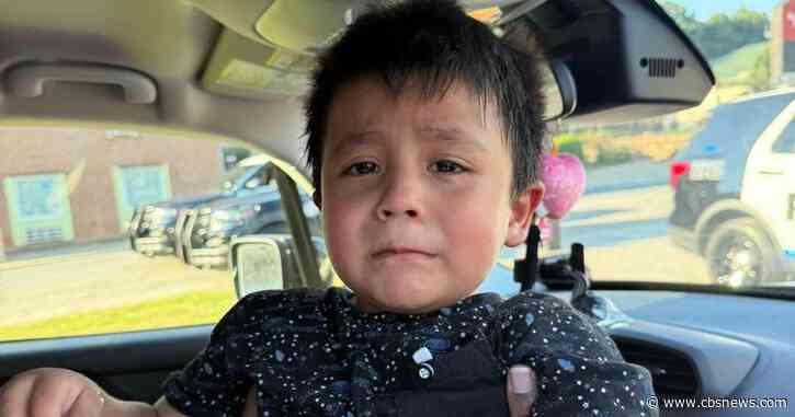 Police searching for family of young boy found wandering alone on Marietta street