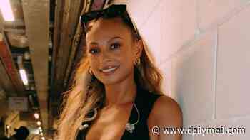 Alesha Dixon sizzles in a daring crop top and skirt as she performs at Wembley after landing hosting job on The Voice following Emma Willis' exit
