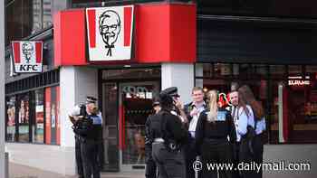 Boy, 14, is charged after KFC 'machete fight' in Bromley left four with stab wounds