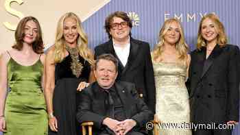 Michael J Fox, 65, supported by his entire family as he sits in chair on Emmys 2026 red carpet amid Parkinson's battle