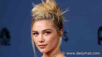 Florence Pugh looks glamorous in a lilac gown as she joins first time nominee Carey Mulligan and James Bond hopeful Jack Lowden in leading the British arrivals at the Emmy Awards