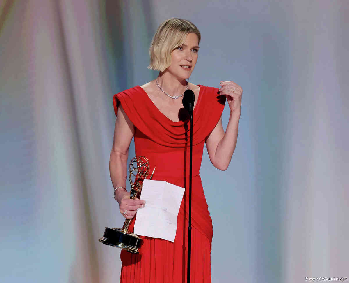 Live: Rhea Seehorn wins first-ever Emmy for ‘Pluribus’