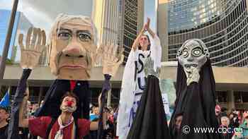 Over 1,000 protesters demonstrate against Carney's investment summit in Toronto