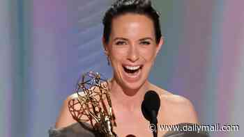 Kate O'Flynn kicks off the British winners at the Emmys as she picks up the Best Supporting Actress in a Comedy for Widow's bay