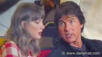 Taylor Swift skips the Emmys as she is joined by Tom Cruise to cheer on new husband Travis Kelce in Chiefs opening game of NFL season