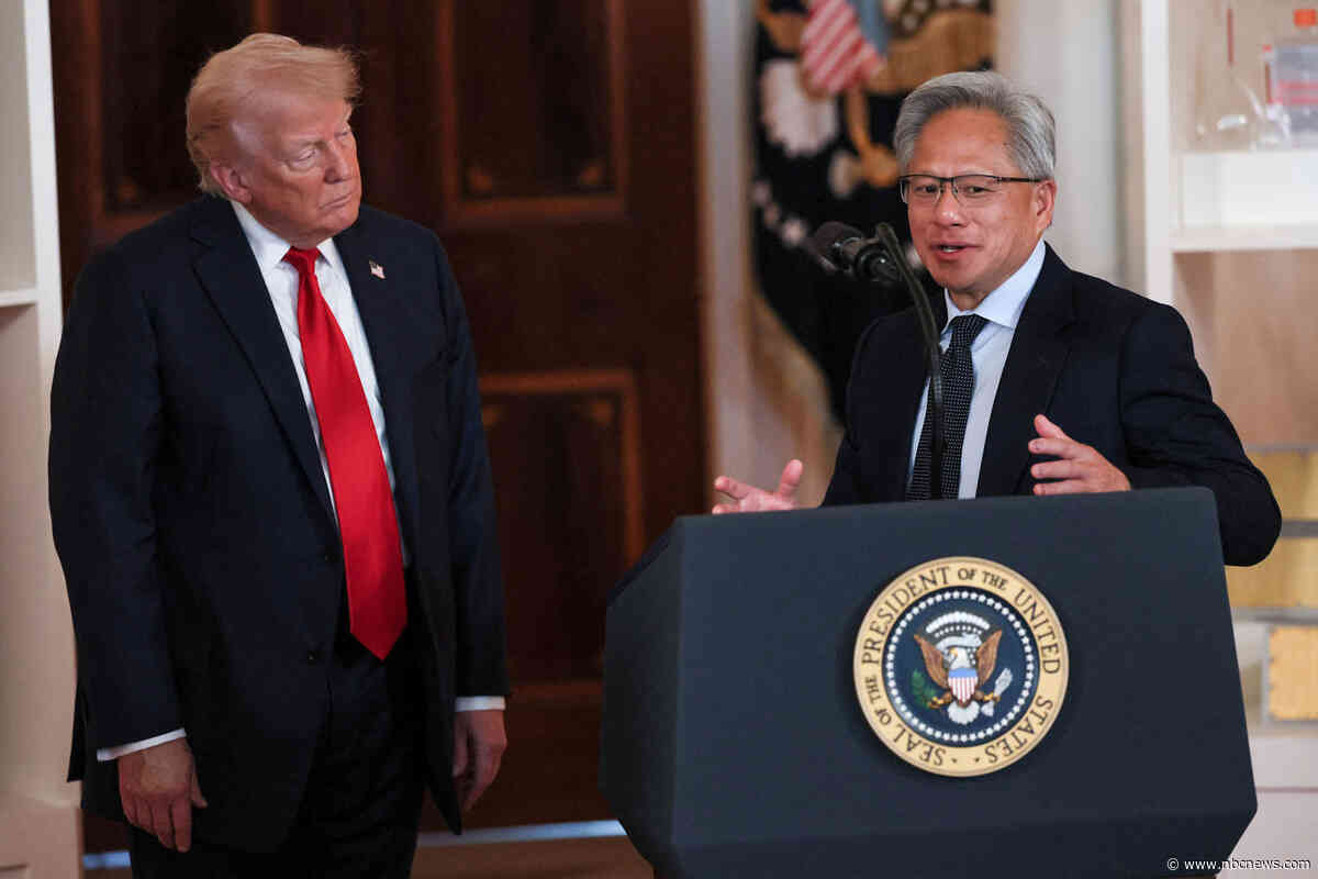 Trump calls Nvidia CEO to talk AI — and gets put on speakerphone in all-hands meeting