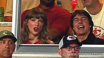 Taylor Swift is joined by Tom Cruise to cheer on new husband Travis Kelce in Chiefs opening game of NFL season... but still makes surprise Emmys appearance