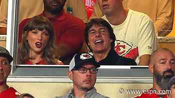 ⭐ Taylor Swift, Tom Cruise share suite at Arrowhead