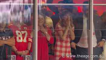 Swift goes wild after huge Kelce play