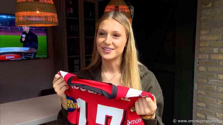 Luana krijgt gedragen shirt van PSV-held Mauro Júnior: 'Ik moest huilen'