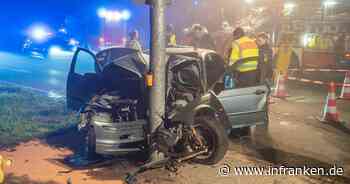 Verfolgungsjagd im Kreis Bamberg: Auto kracht gegen Ampel