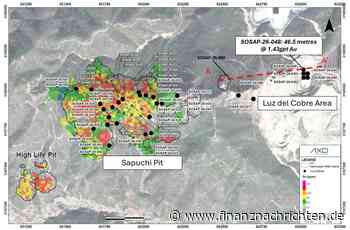 Hochgradiger Bohrerfolg: Axo Metals - 750-Meter-Erweiterungsbohrung trifft Goldoxid direkt ab Oberfläche!