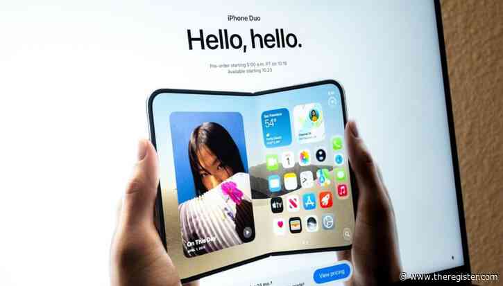 Apple iPhone Duo makes developers think in folds