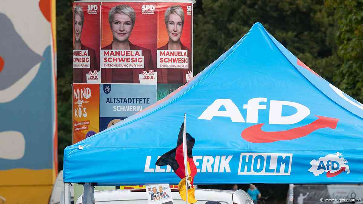 Mecklenburg-Vorpommern: Wahlkampf zwischen Euphorie und Entgeisterung