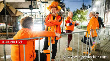 KIJK LIVE: Eerste oranjefans al vroeg bij Paleis Noordeinde