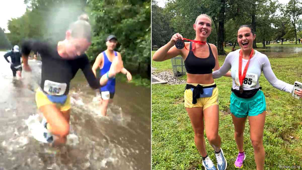 Heavy rain turns half-marathon into total soak-a-thon | The Moment