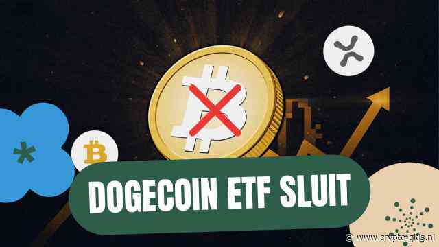 Bitwise Sluit Dogecoin-ETF Na Tien Maanden: XRP En Solana Halen Samen $3 Miljard Op