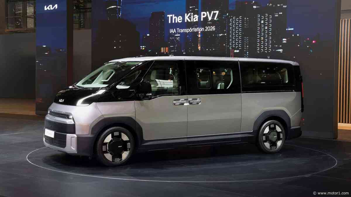 Kia's New PV7 Electric Van Wants To Do It All