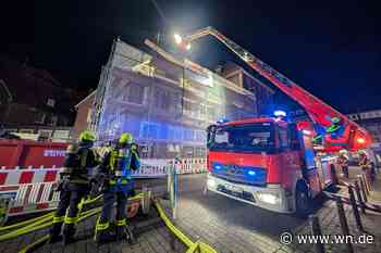 Dachgeschoss-Brand in Münsters Zentrum