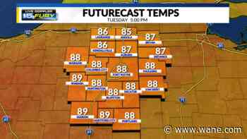 Summer heat returns with more rain on the way
