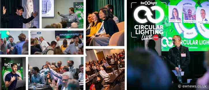 Circular Lighting Live programme highlights sustainability in lighting