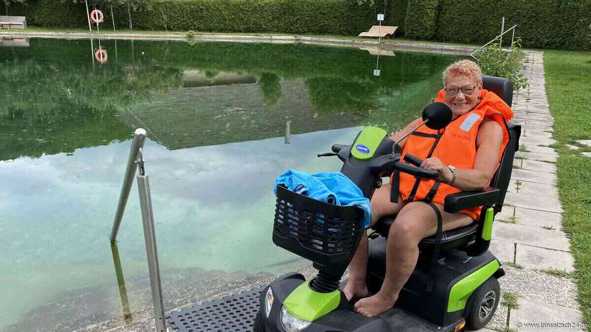 Trotz schwerer MS: Wie Marianne Binsteiner das Klosterbad in Gars am Inn erobert