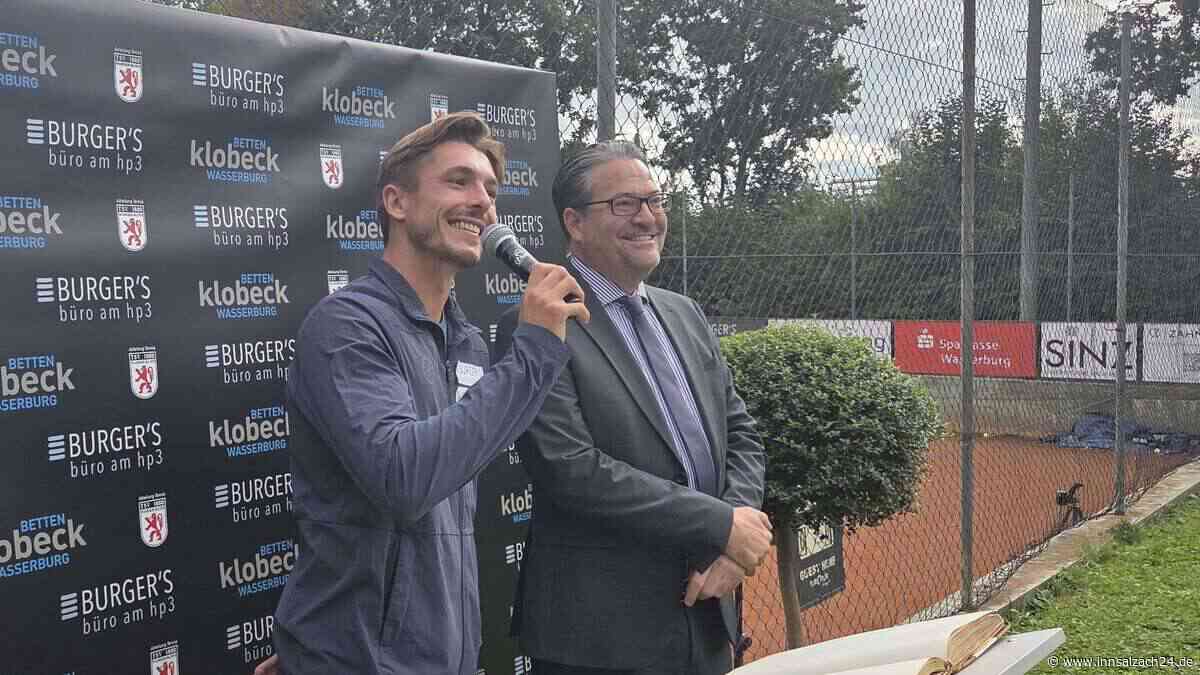 „Tief verbunden mit Wasserburg“: Tennisprofi Jakob Schnaitter, das Goldene Buch und Olympia-Traum