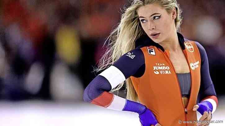 Vindingrijke Jutta Leerdam verzint vast manier als ze wil schitteren op Spelen in Thialf: ’Trainen met Stolz een goede optie’