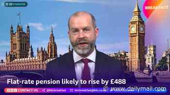 Cabinet minister refuses four times to rule out poorest pensioners being dragged into income tax - as 'triple lock' is set to see payments rise 3.9% in April