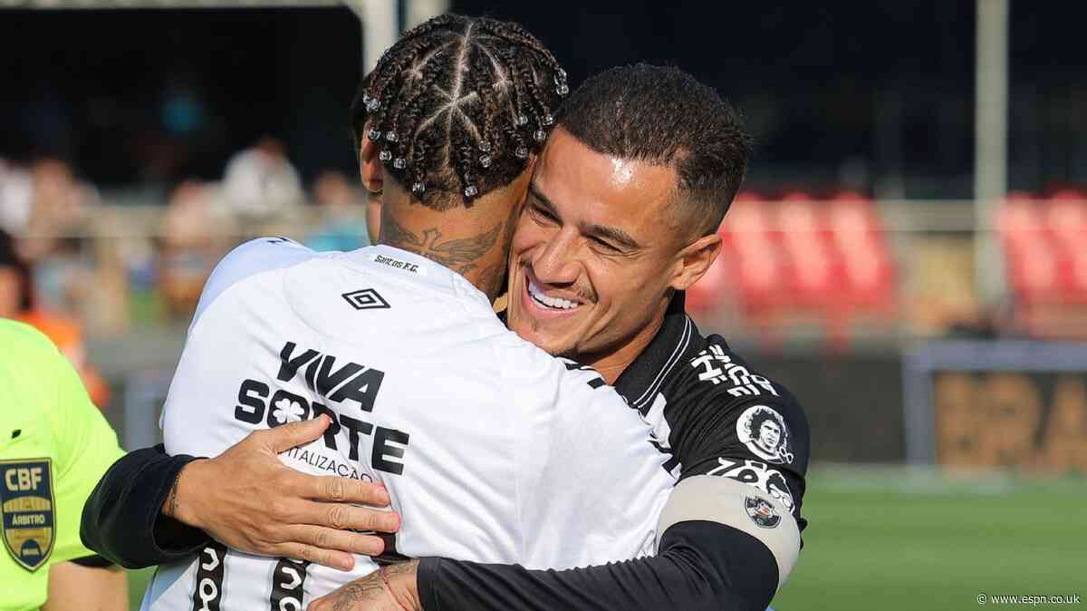 Coutinho: Neymar was key to Santos transfer
