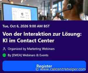 Von der Interaktion zur Lösung: KI im Contact Center – Webinar