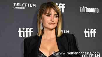 Penélope Cruz stuns in naked skirt with leather corset