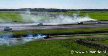Langs meerdere snelwegen brandend materiaal aangetroffen, rijstroken en complete rijbanen afgesloten