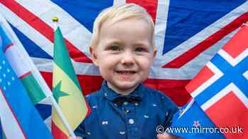Brit boy, 3, boy can name and identify all the world's country flags as well as all 50 US states