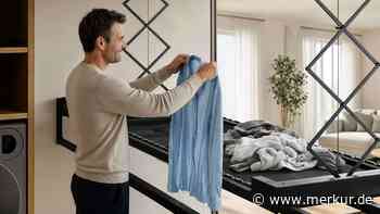 Kein Platzproblem mehr in der Wohnung: Neuer Wäscheständer hängt von der Decke
