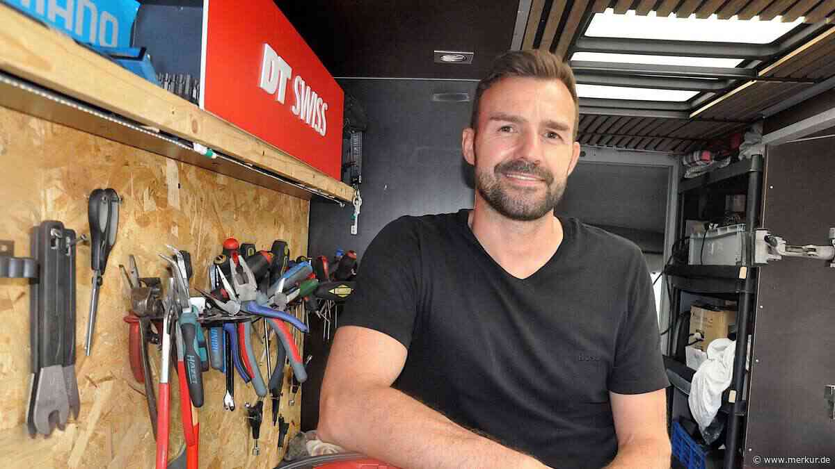 Ex-Bundeskader-Läufer repariert in Schäftlarn Fahrräder vom Postauto aus