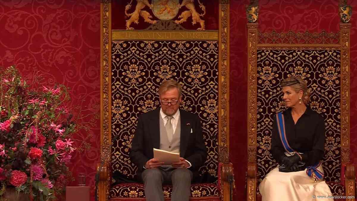 LIVE | Koning benadrukt in troonrede gezamenlijke verantwoordelijkheid parlement en regering: ’Niet ophef van de dag moet leidend zijn’