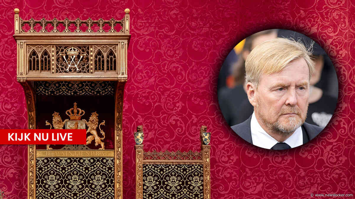 KIJK LIVE: Koning Willem-Alexander spreekt de troonrede uit