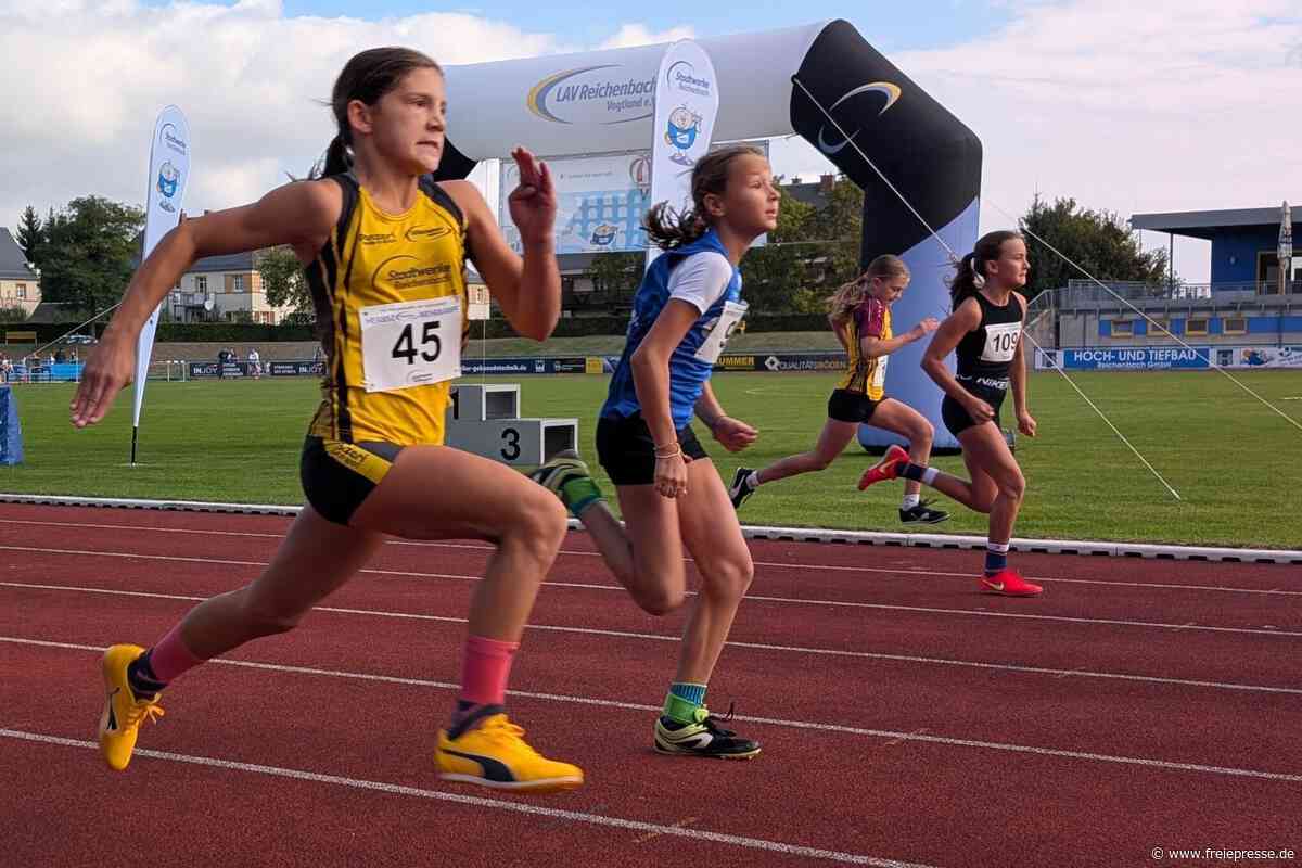 Leichtathletik: Vogtländische Talente zeigen sich beim Herbst-Mehrkampf in sehr guter Form
