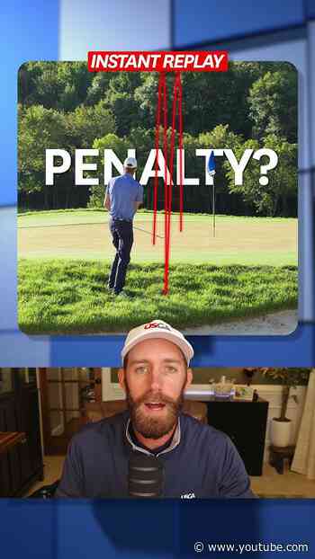 You make contact with a stray ball hidden in the rough. What’s the ruling? 👀