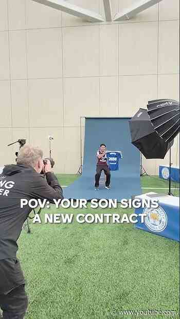 POV, your son signs a new contract #shorts