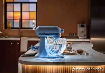 KitchenAid’s New Design Series Mixer Has a Glass Bowl That Illuminates