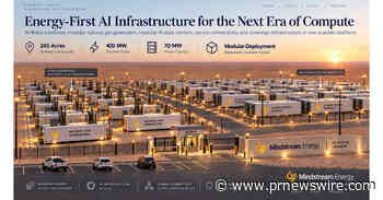 As AI Data Center Investment Heads Toward $31.6 Trillion, Mindstream Energy Builds Where the Power Already Exists