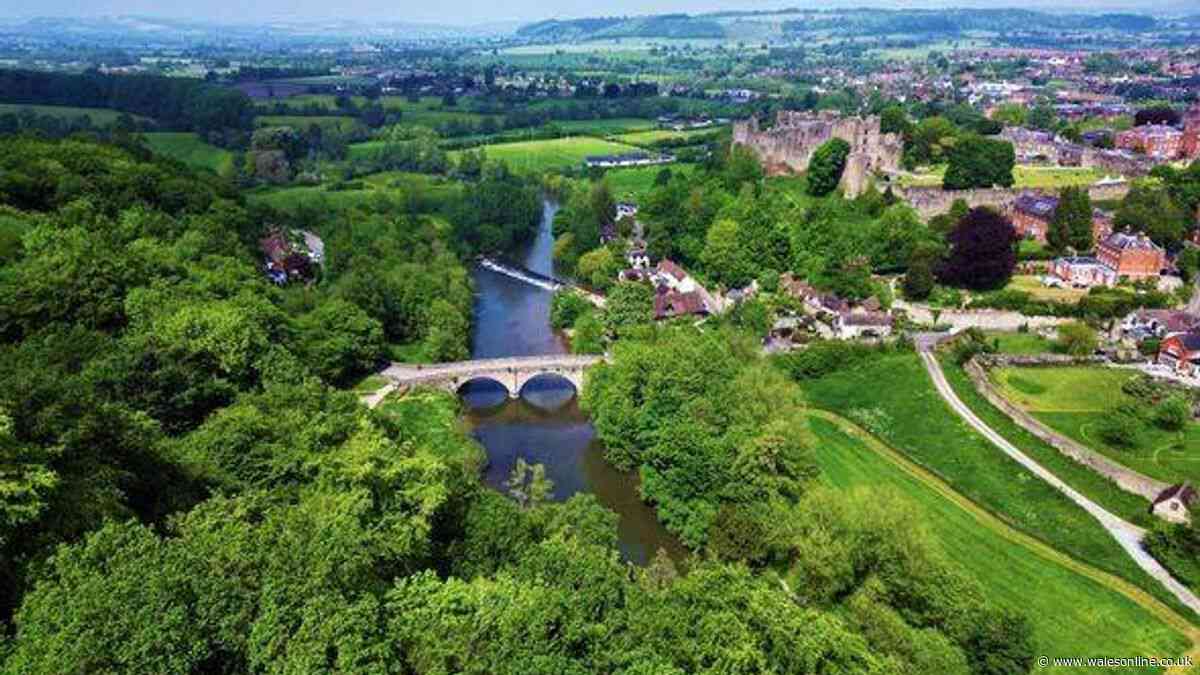 Pretty market town with the UK’s best food is just miles from the Welsh border